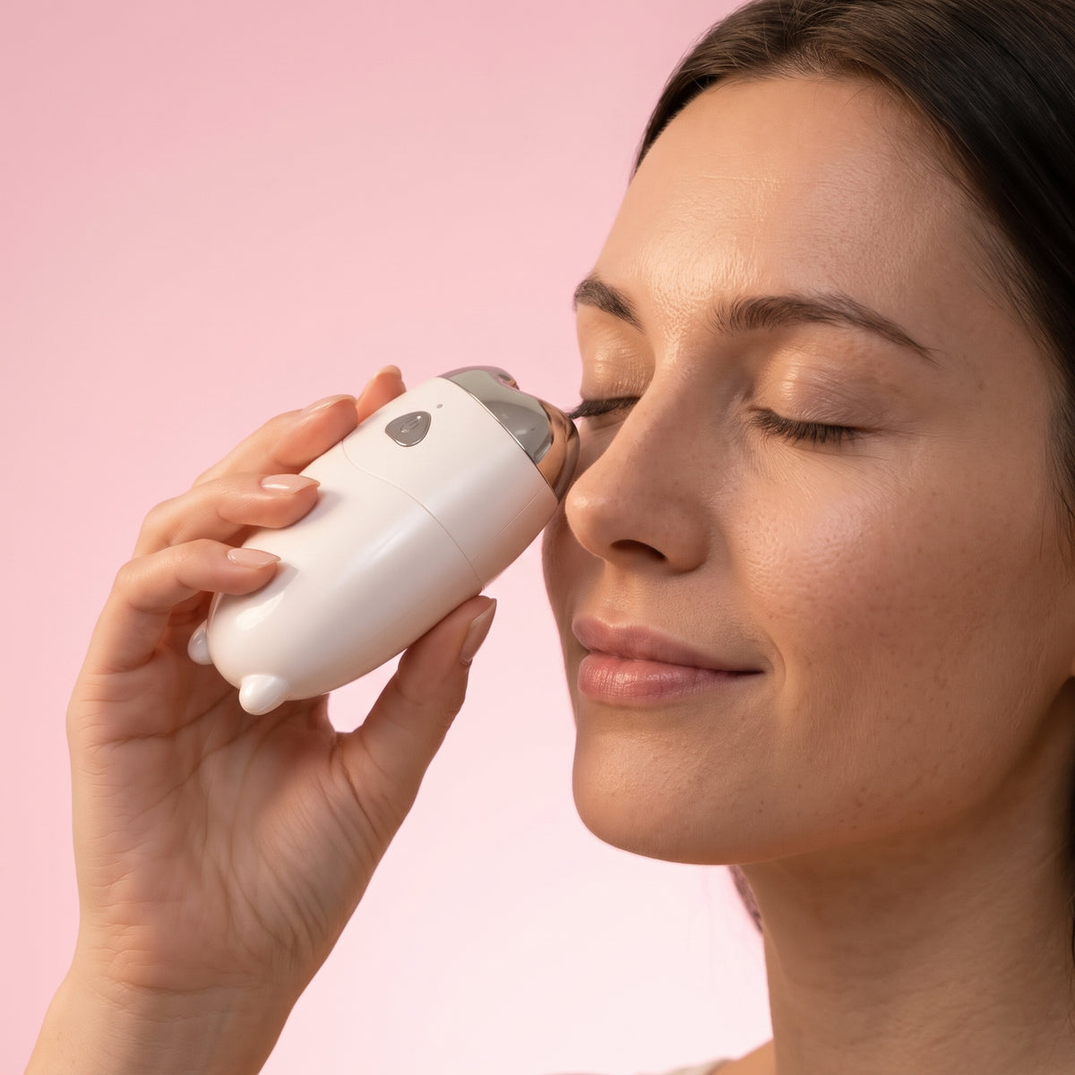 Masseur oculaire électrique Ondéa – Brume nano et compresse chauffante, yeux secs et fatigue, rechargeable USB