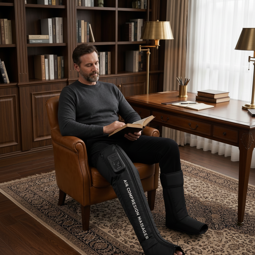 Bottes de Pressothérapie sans fil – Compression d'Air 360°