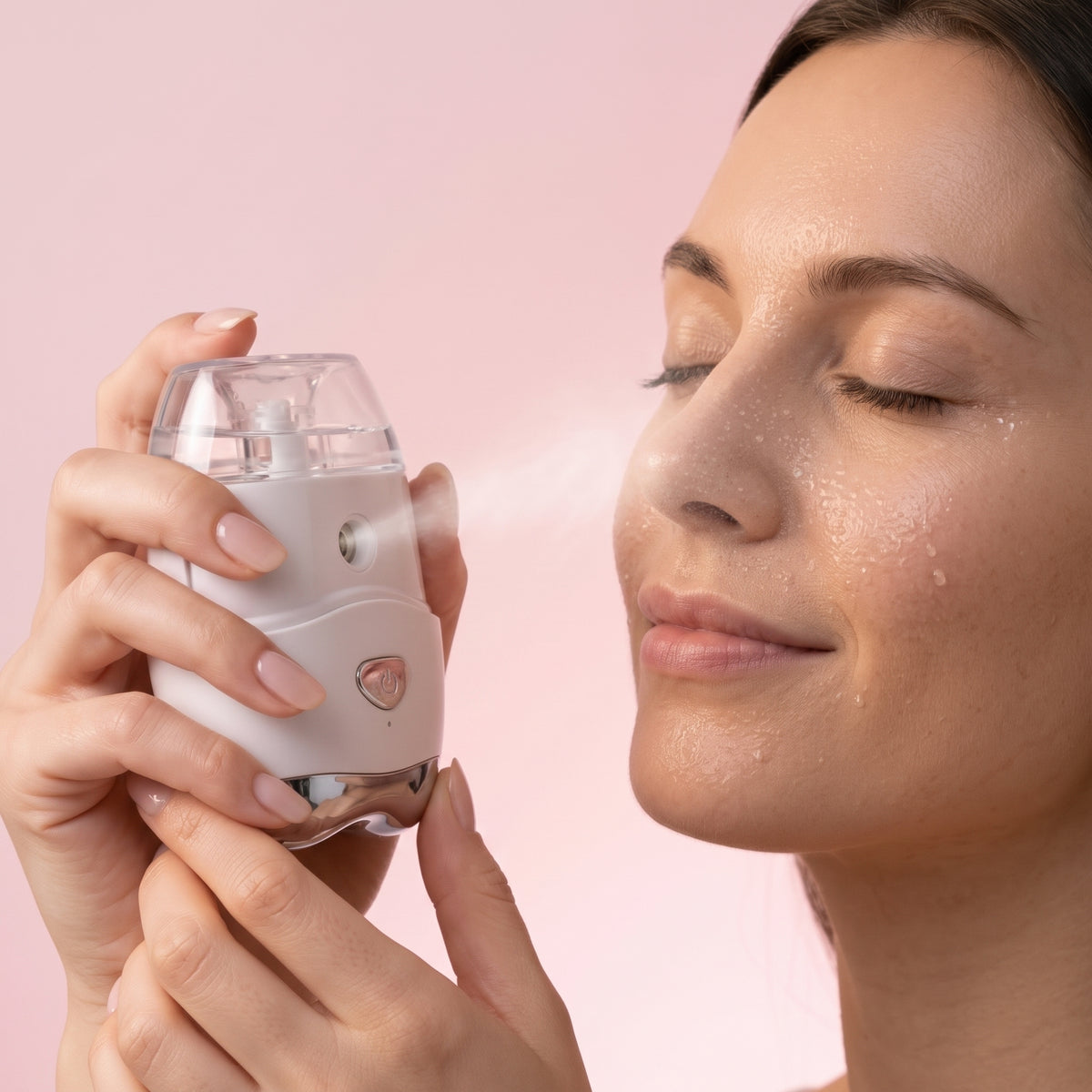 Masseur oculaire électrique Ondéa – Brume nano et compresse chauffante, yeux secs et fatigue, rechargeable USB